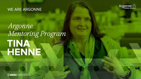 Argonne Mentoring Program: Tina Henne